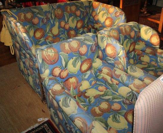 Knoll settee and 2 armchairs